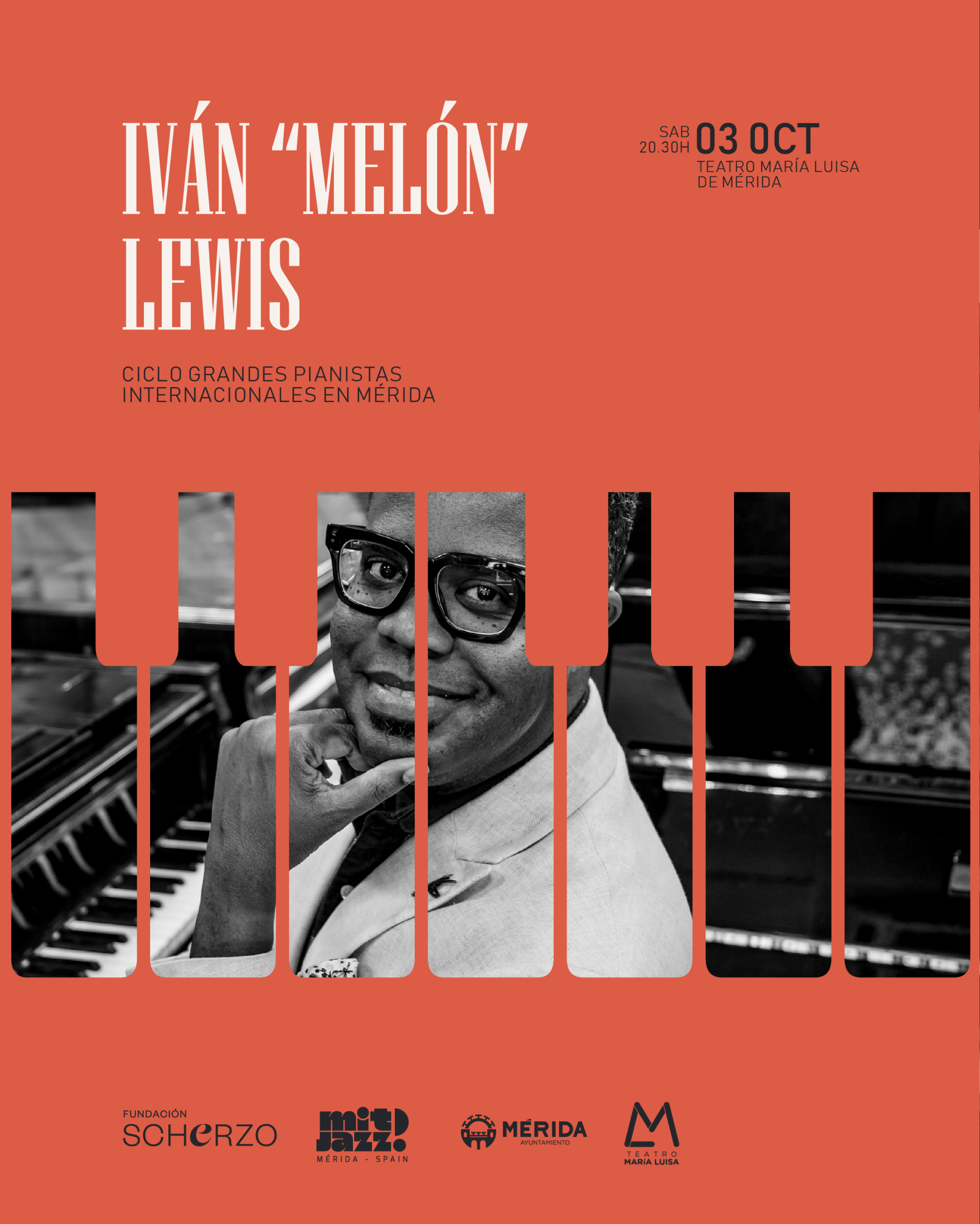 Concierto Iván Melón Lewis - Ciclo Grandes Pianistas Internacionales en Mérida en Badajoz