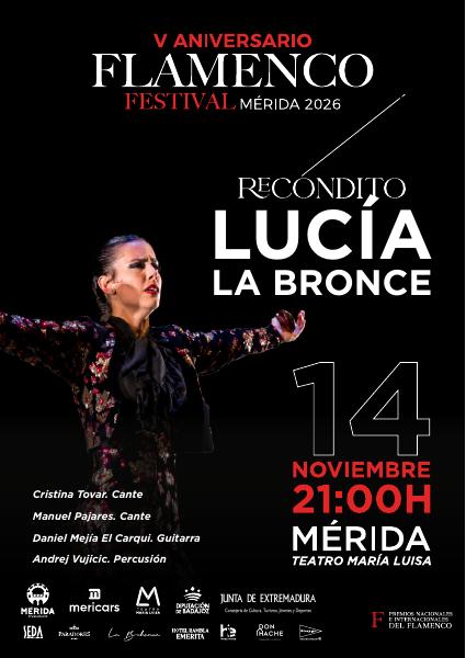 Lucía La Bronce - Recóndito - Festival Flamenco de Mérida en Badajoz