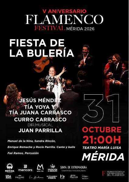 Concierto Fiesta de la Bulería - Festival Flamenco de Mérida en Badajoz
