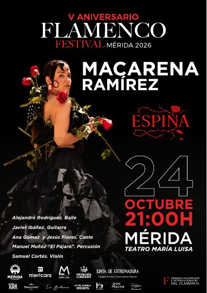 Concierto Macarena Ramírez - Espina - Festival Flamenco de Mérida en Badajoz